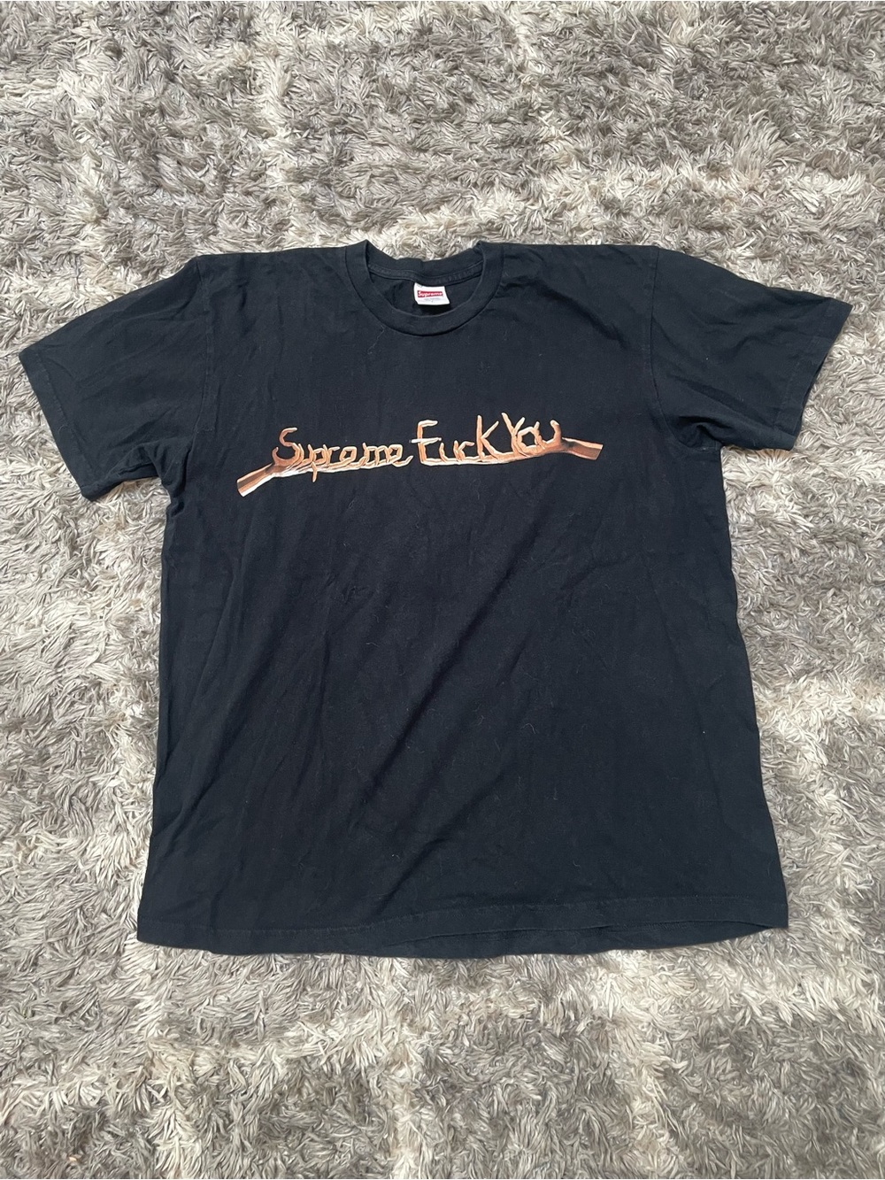 Supreme F**k You Tee Black FW18